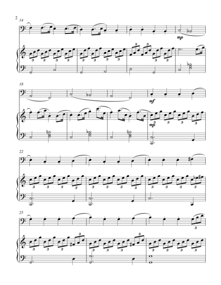 Sonatina Haydn Bass C Instrument Solo Page 2