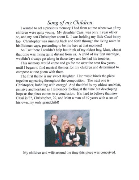 Song Of My Children For Piano Quartet Page 2