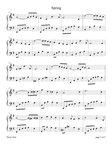 Spring Allegretto From Songs Without Words Page 2