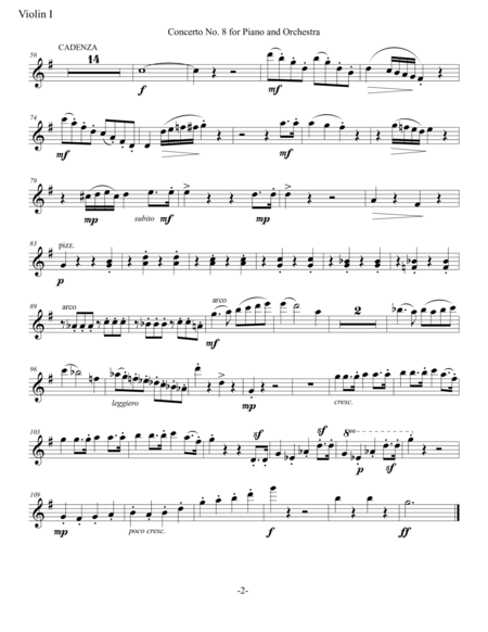 Spring Concerto Orchestra Parts Page 2