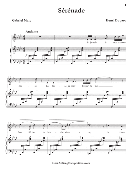 Srnade A Flat Major Page 2