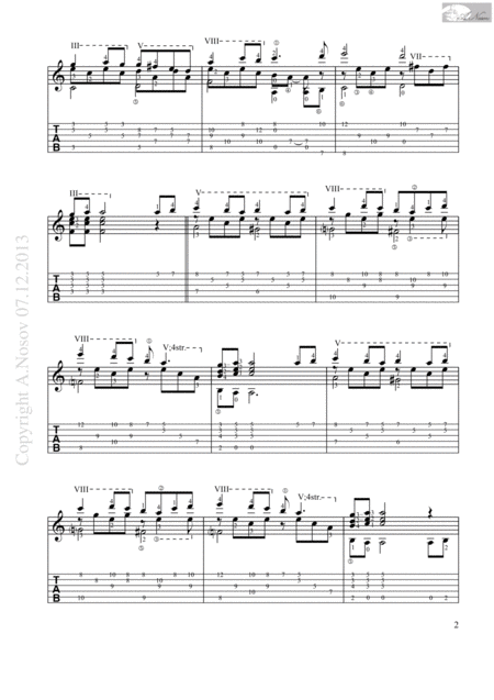 Stairway To Heaven Sheet Music For Guitar Page 2