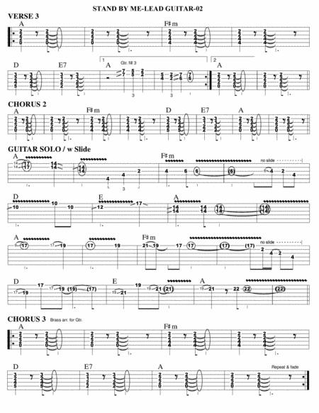 Stand By Me Guitar Tab Page 2