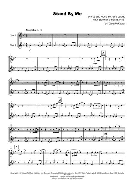 Stand By Me Oboe Duet Page 2