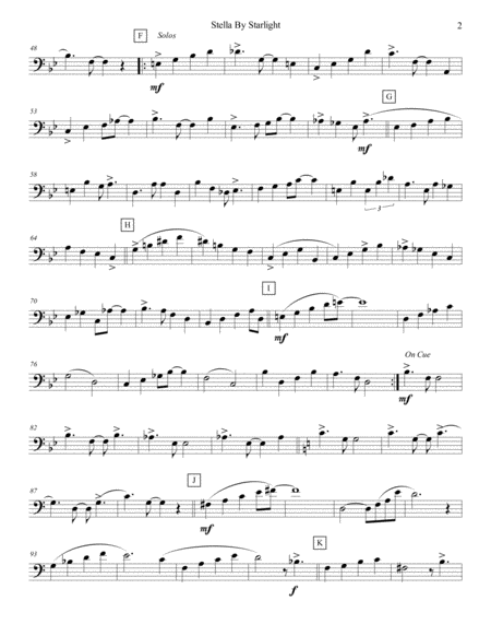 Stella By Starlight Bass Page 2