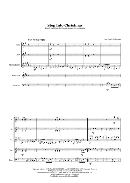 Step Into Christmas Wind Quintet Page 2