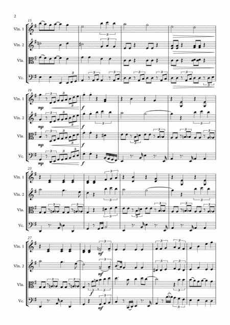 Stevie Wonder Isnt She Lovely String Quartet Page 2