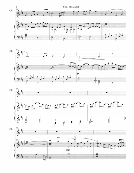 Still Still Still For Oboe Piano Page 2