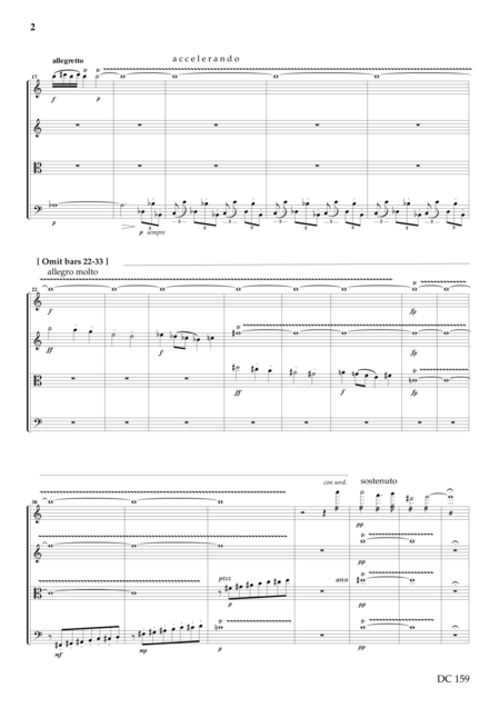 String Quartet No 1 Score Page 2