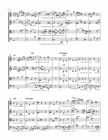 String Quartet No 40 Page 2