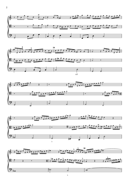 Study In D For Guitar With Added Tune For Violin Page 2