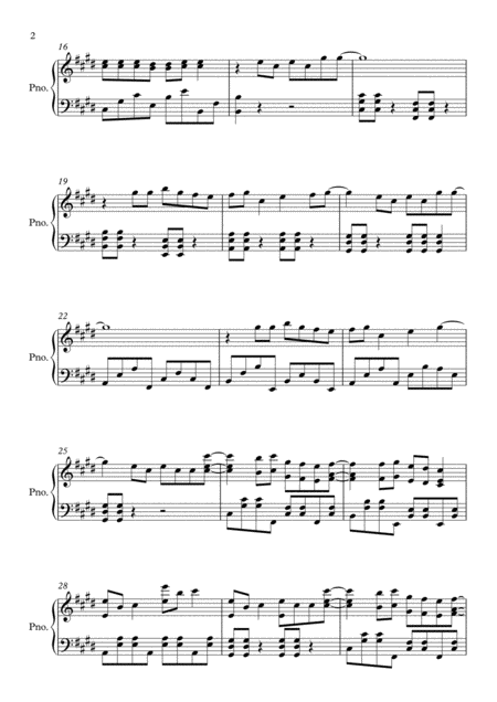 Sucker By Jonas Brothers Piano Page 2