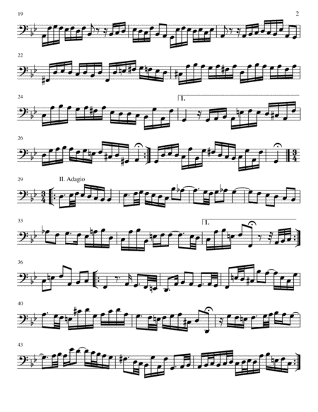 Suite For Solo Bassoon In G Minor Page 2