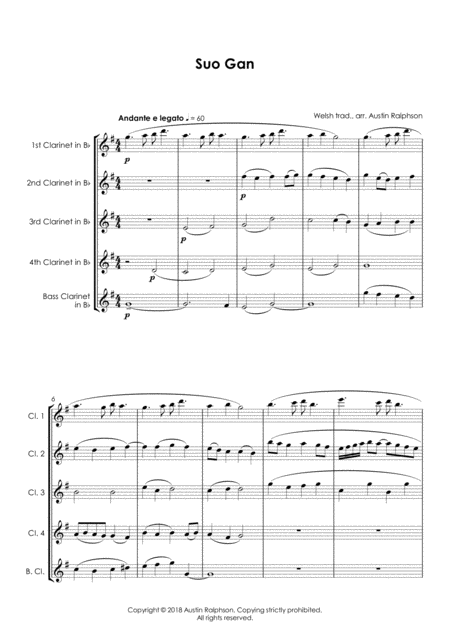 Suo Gan Clarinet Quintet Page 2
