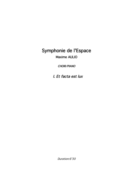 Symphonie De L Espace Symphony Of Space Choir Parts Complete Symphony Page 2