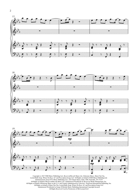 Symphony Clean Bandit Zara Larsson For Piano Duet Page 2