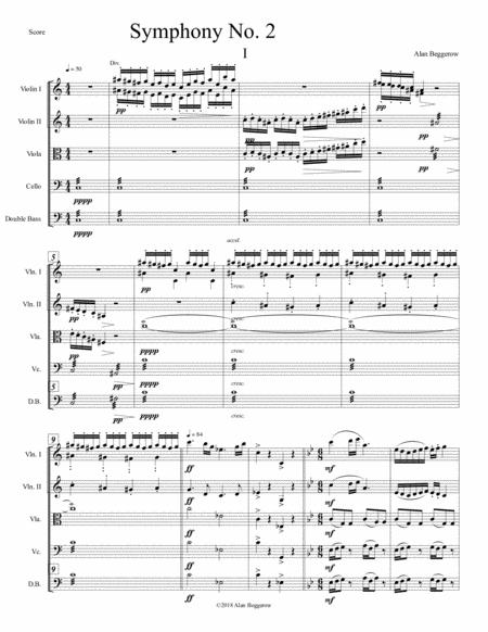 Symphony No 2 For Strings Score Only Page 2