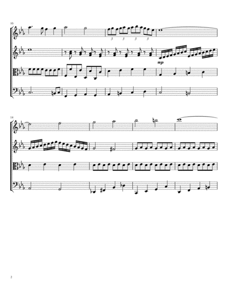 Symphony No 4 In F Sharp Major Tranquil Score And Parts Page 2