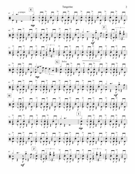 Tangerine Strings Drum Set Page 2