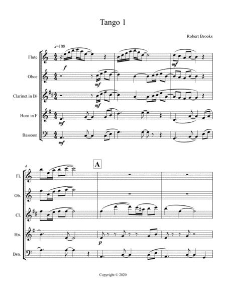 Tango 1 For Wind Quintet Page 2