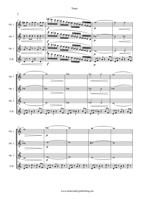 Tango 3 Oboes English Horn Page 2