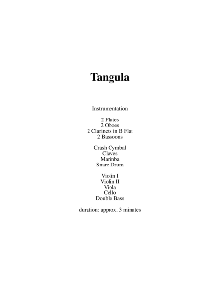 Tangula From Three Dances For Halloween Score Page 2