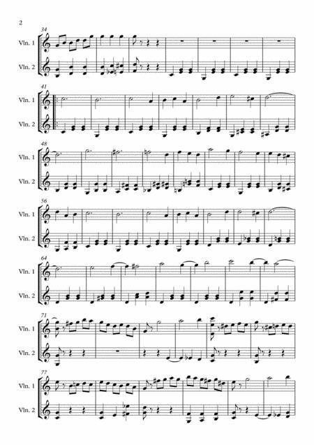 Tchaikovsky Sleeping Beauty Waltz For Two Violins Page 2