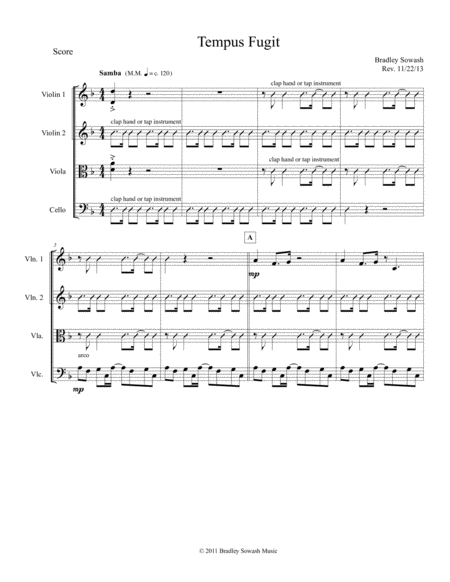 Tempus Fugit String Quartet Page 2