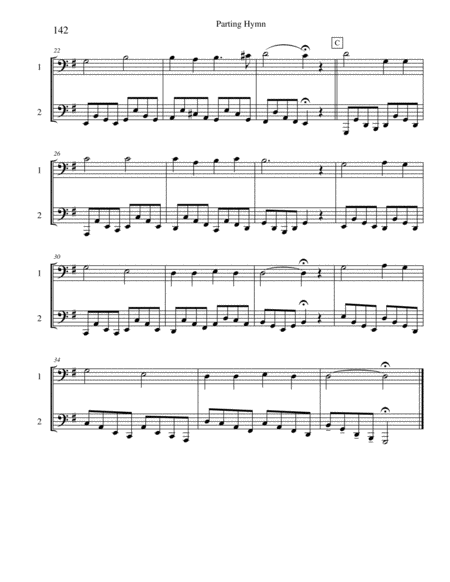 Ten Selected Hymns For The Performing Duet Vol 8 Trombone Euphonium And Bass Trombone Tuba Page 2