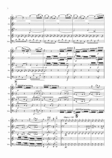The Barber Of Sevilla F Overture Wind Quintet Page 2