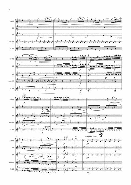 The Barber Of Sevilla Overture Clarinet Quintet Page 2