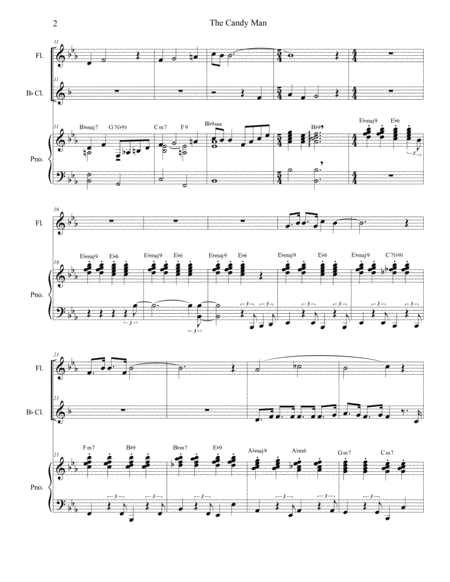 The Candy Man Duet For Flute And Bb Clarinet Page 2