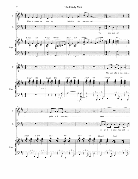 The Candy Man Duet For Tenor And Bass Solo Page 2