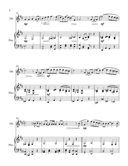 The Christmas Song Chestnuts Roasting On An Open Fire Oboe And Piano Page 2