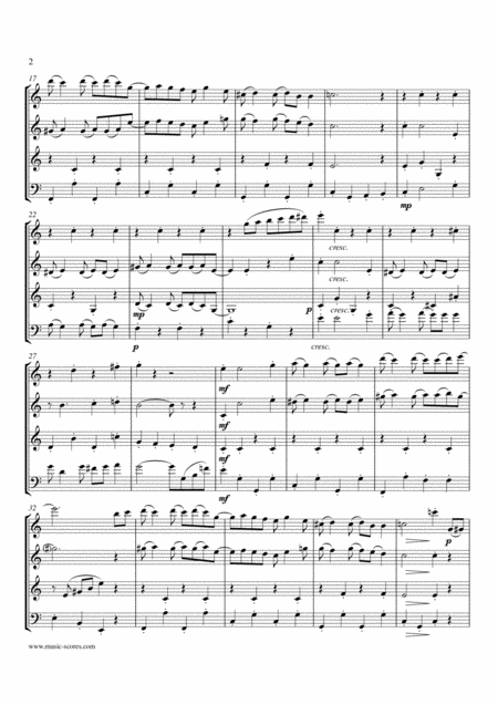 The Easy Winners Long Version 3 Violins And Cello Page 2