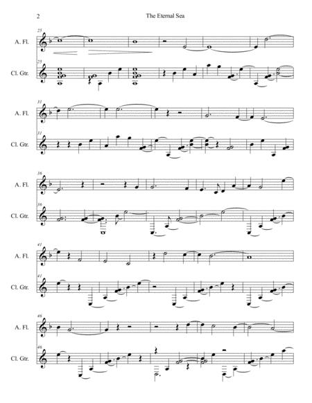 The Eternal Sea For Alto Or C Flute And Guitar Page 2