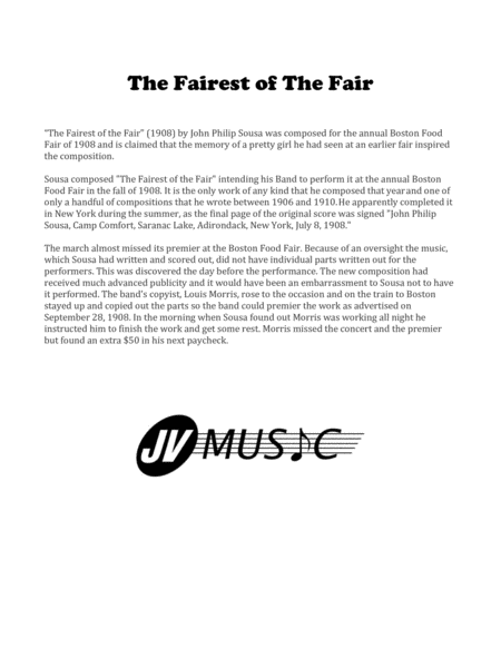 The Fairest Of The Fair For Brass Quintet Page 2