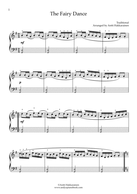 The Fairy Dance Piano Page 2