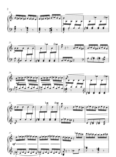 The Flight Of The Bumble Bee Piano Solo Page 2