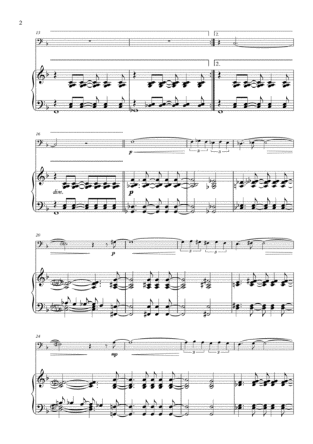 The Girl From Ipanema For Trombone Piano Page 2