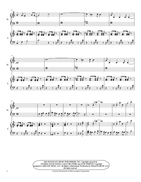 The Lion Sleeps Tonight Syncopation Study Page 2