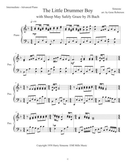 The Little Drummer Boy Piano Solo Page 2