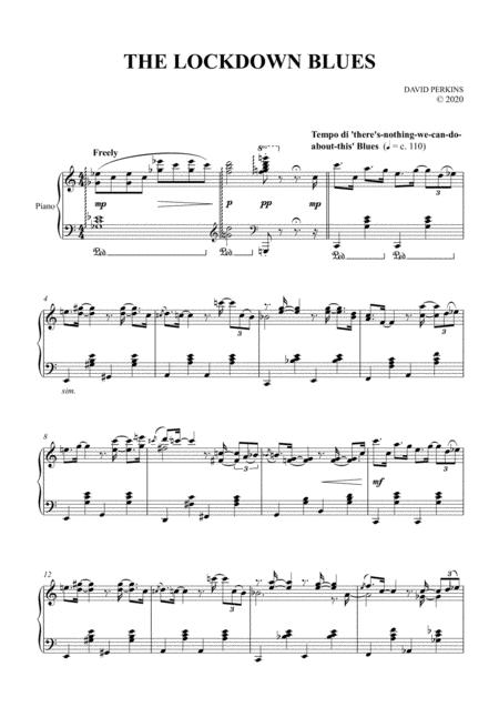 The Lockdown Blues Piano Solo Page 2