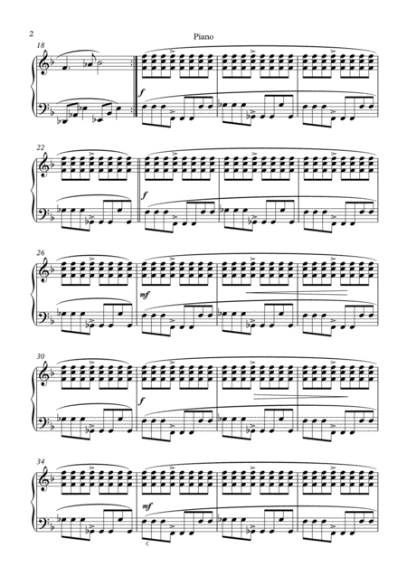 The Mist Piano Part Page 2