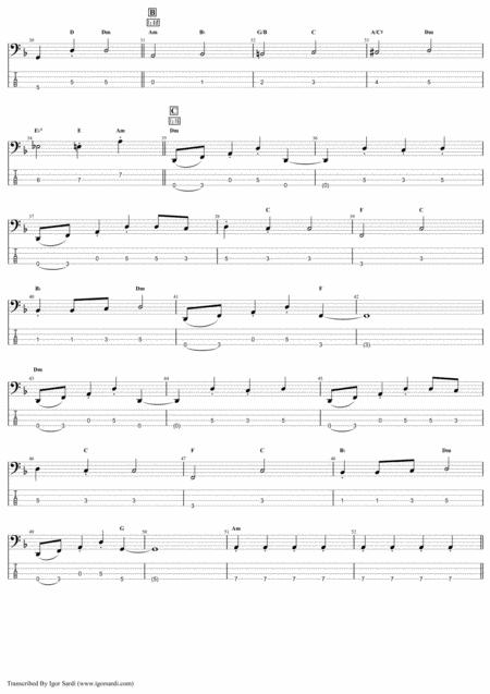 The Prophet Song Queen John Deacon Complete And Accurate Bass Transcription Whit Tab Page 2