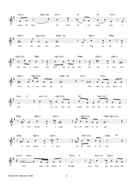 The Quiet Way You Move Me For Soprano And Guitar Chord Names Page 2