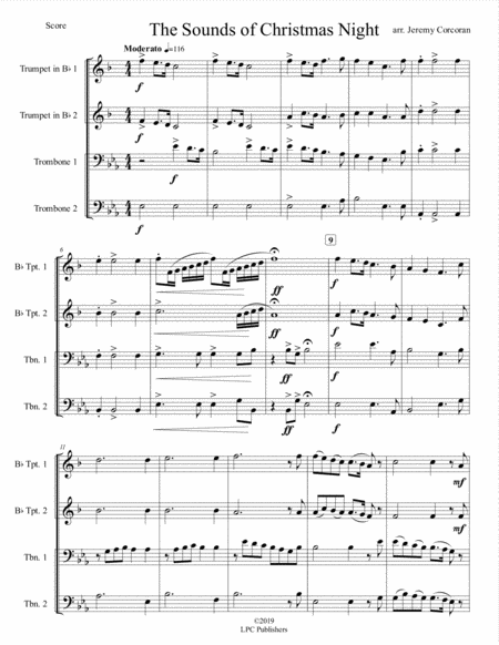 The Sounds Of Christmas Night For Brass Quartet Page 2