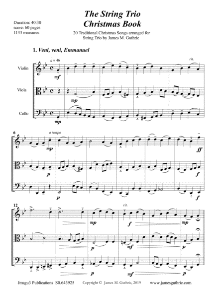 The String Trio Christmas Book Page 2