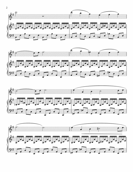 The Swan Carnival Of The Animals Charles Camille Saint Sans For Violin And Piano Page 2