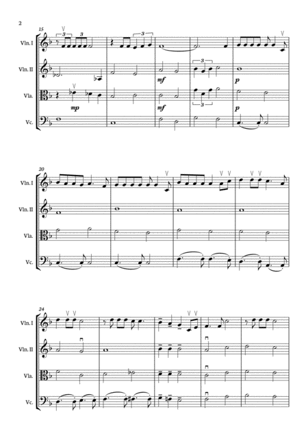 The Water Is Wide Viola Trio Page 2